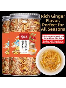 Warming & Moisture-Dispelling Goji Chrysanthemum Ginger Rice Tea