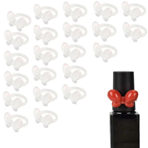 50/100/150Pcs Butterfly-Shaped Nail Gel Polish Display Rings French Tips Manicure Practice Tool Colorful Training Aid