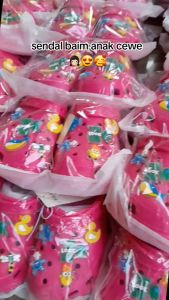 Sandal Anak Balance D55: Sandal Fuji Viral Baim Bebek Ikan Bintang Laut Paus Kualitas Import Jelly Rubber Anti Slip Nyaman Empuk Lucu