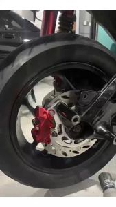 Nvx155 Sportrim Wt rear disc for front double disc