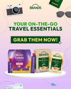 BRANDS Travel Adventure - French Style Chicken Essence 50mlx9 + Lutein Jelly 15gx21-Clear Mind Boost Healthy Vision