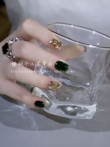 Fall and Winter New Arrival Dark Green Short Armor Exquisite Fancy Daily White Handmade Finished Detachable Wearable Armor