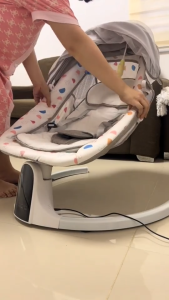 Playpark Electric Rocking Chair for Baby Swing Rocker Cradle Adjustable Smart RockingChair with Bluetooth