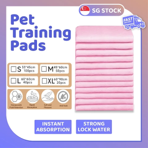 [SG STOCK] Thickened Pet Training Pads - Super Absorbent & Leak-Proof for Easy Cleanup
