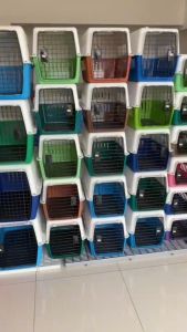 กรงหิ้ว กล่องใส่สัตว์เลี้ยง บล็อกเดินทางสัตว์เลี้ยง กระเป๋าใส่สัตว์ คลิกเพื่อเลือกวันที่คุณสะท้อน