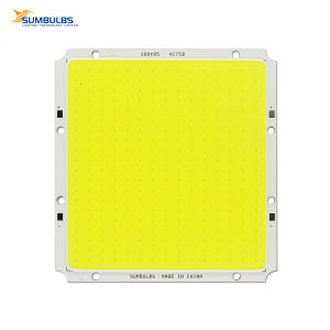 Sumbulbs LED COB Panel Light Source 100x95mm 50W High Bright Chip Warm/Cold White Blue Bulb for DC 12V High-Brightness Lamp