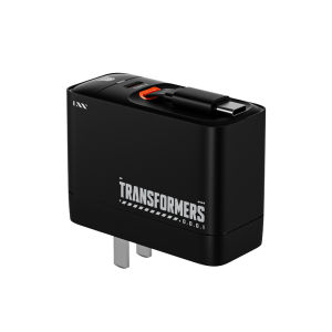 Transformers PD 40W TF-S01 Fast Charger GaN USBC Fast Charging Charger Plug Adapter Dual Port USB Type C With a Stretch Cable