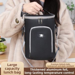 Insulated Circular Lunch Bag