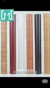 45CM*10M PVC Self-adhesive Wood Grain Floor Covering & Removable Decorative Film