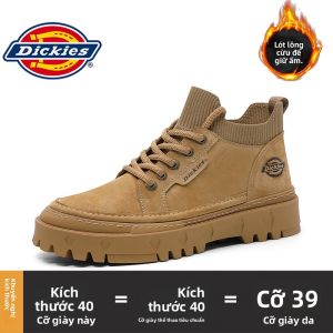 Dickies | Giày Đế Bằng Da Cổ Điển Nam Mùa Xuân