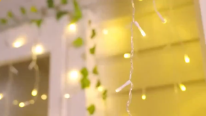 Philippines Top1 96/200L Solar Powered Waterfall Lights For Outdoor Christmas Decor