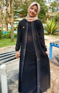 Gamis anak payet sworsky 5 ukuran 9-18 tahun plus bunda