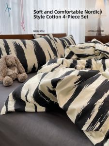 Kiss Dear | Nordic Style 100% Cotton Bed Sheet Set