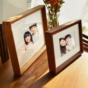 High Quality Red Birch Mortise and Tenon Photo Frame 6 Inches