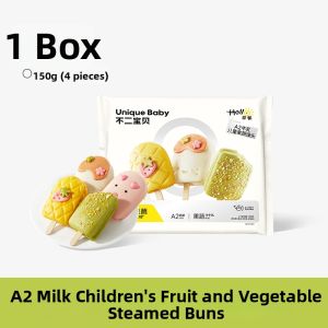 BUERBAOBAI | No Additives Baby Vegetable and Fruit Steamed Bun Quick Breakfast