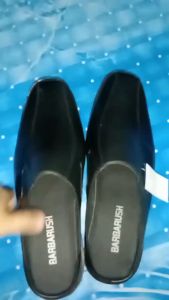 Cuero Sepatu Bustong Sandal Slop Slip on kuliut sapi Ringan Pria Terlaris