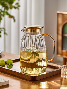 YINXIANG80YIGUAN | High Borosilicate Glass Large Capacity Heat Resistant Home Water Jug
