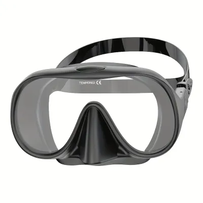 หน้ากากดําน้ําไร้กรอบ HD Panoramic Ultra Wide View กระจกนิรภัยดําน้ําดูปะการังแว่นตาว่ายน้ําเหมาะสําหรับผู้ใหญ่