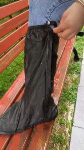 Rain Boots Anti-Slip And Wear-Resistant Zipper Shoe For Men And Women Thickened Waterproof