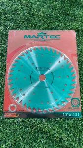 ใบมีด ใบมีดวงเดือน วงเดือนตัดหญ้า 10นิ้ว 40ฟัน แบบลับคมได้ MARTEC