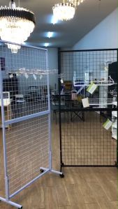 ชุดโครงแขวนฮุค ตะแกรงสำหรับแขวนสินค้า กิ๊ฟช๊อบ ขนม และอื่นๆมีสีขาว-ดำสูง180CM.กว้าง 90 CM. แข็งแรง ทนทาน ส่งใว