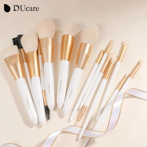 DUcare Makeup Brushes Professional Makeup Brush Set 3PCS | 5PCS | 10PCS Foundation Brush | Loose Powder Brush | Blush Brush | Eyeshadow Brush Dense Soft Fibre Bristles