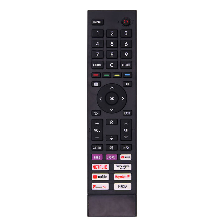 ERF3A80 Fernbedienung Für Hisense TV – Direkter Ersatz, Keine Programmierung – Kompatibel Mit Vielen Smart-TV Modellen