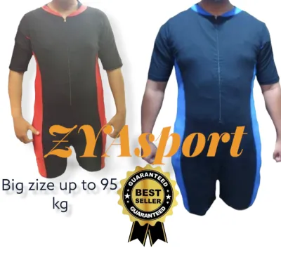 Baju renang daiving polos jumbo big size unisex cewek cowok