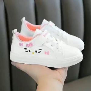 Girls sports shoes Shoes for girl kids Girls Plain & Butterfly Embroidered Casual white Sneakers