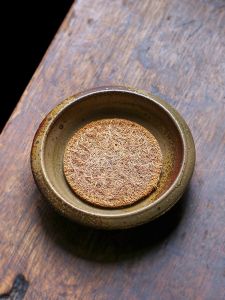Coco Fiber Mat Tea Ceremony Accessories Water Absorbent Heat Insulation Dry Pounding Table Coaster Vintage Style Handmade