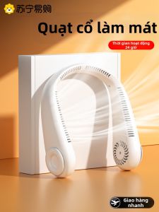 Quạt Cổ Cầm Tay Không Cánh Mini 2023 USB Làm Mát Không Khí Không Có Lá Quạt Cổ Tay Cầm Mát Mẻ Cho Mùa Hè