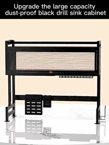 Fitness Journey Dish Rack with Cover Dish Cabinet Rack Plate Organizer Sink Dish Drainer Rack Dish Organizer