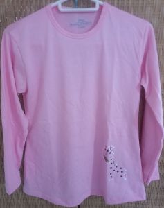 YEAY!! PREMIUM KAOS ANAK TANGAN PANJANG WARNA PINK