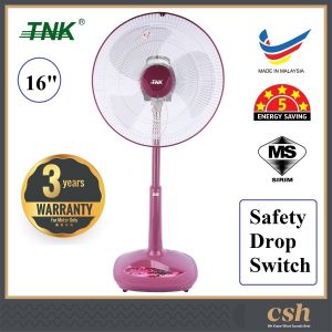 TNK TFS1632 16" Table Fan Kipas Meja 3 Blade | Safety Drop Switch | SIRIM