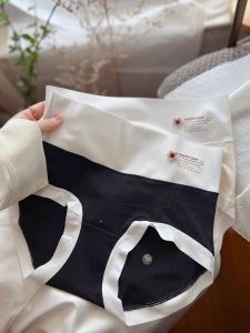 High Waist Pure Cotton Ladies Underwear Triangle Panties No Trace Large Size Cute Butt Lifting Cotton Briefs for Young Women