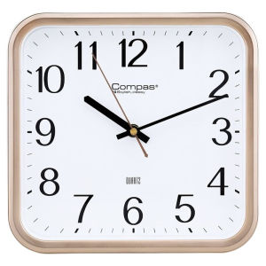 Modern Quartz Wall Clock Silent Square Kitchen Dining Room Living Room Simple Style Plastic Glass Table Clock Movement