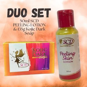 SCD PEELING LOTION+SCD KOJIC DARK SOAP