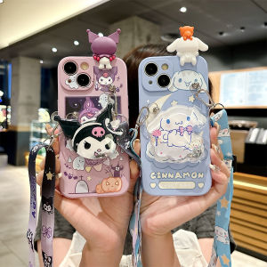 Adorable Cartoon Moon Viewing Jade Dog Soft Silicone Phone Case for Xiaomi Mi13 Lite Crossbody Full Edge Protection Anti-Fall
