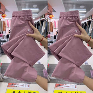 Summer New Arrival High Waist Slim Looking Casual Pants Fashionable Stylish Cropped Pants K-style Loose Leisure All-Matching Casual All-Matching Harem Pants for Women