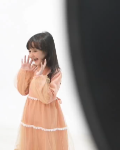 Set Gamis Mahira Anak Usia 3-10 Tahun by Labella | Terbaru Gamis Tutu Model Tangan Balon (Rose Pink)