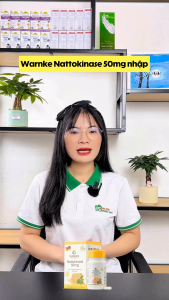 Viên Uống Warnke Nattokinase 50mg Hỗ Trợ Giảm Nguy Cơ Hình Thành Huyết Khối 60 Viên/Hộp