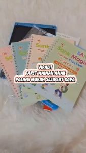 Paket Mainan Edukasi Anak Super Lengkap 5in1 | Set Kado Hadiah Cewek Cowok