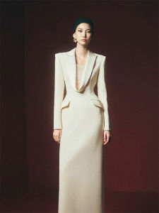 Elegant Sophisticated Ladies Dress Slim Fit