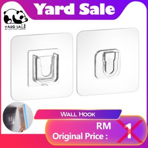 Yard Sale - Double-Sided Adhesive Wall Hooks/ Hooks for Wall HangingStrong Seamless Hanging Storage Hook 无痕子母卡扣挂钩 子母扣