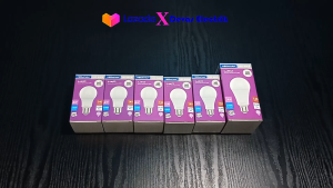 MEGAMAN LED X-Serial HB 4W/6W/8W/10W/12W/14W WATT UNGU X-Serial HB Satuan Putih Garansi Resmi 3 THN