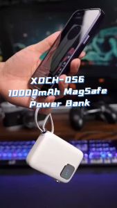 10000MAH Magnetic Wireless Fast Charging Power Bank with built in CABLE XUNDD XDCH-054 PD 22.5W