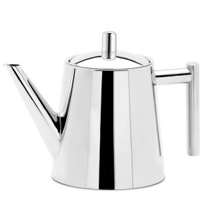 Easyworkz Stainless Steel Tea Pot with Removable Tea Infuser Perfect for Brewing Your Favorite Tea Chrome