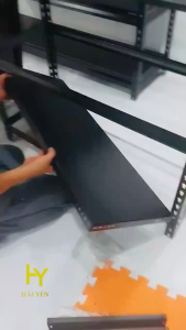 Kệ Gài Sắt V Lỗ Đa Năng R400xD800 - Trắng Đen