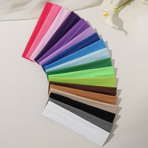 10 pieces of womens elastic headband anti slip sweat absorbing suitable for yoga running and sports