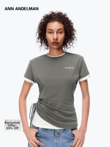 ANN ANDELMAN | Stylish Niche Illusion Two-Piece T-Shirt Short Sleeves